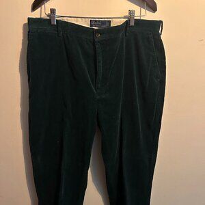 Polo Ralph Lauren Dark Green Corduroy Pants